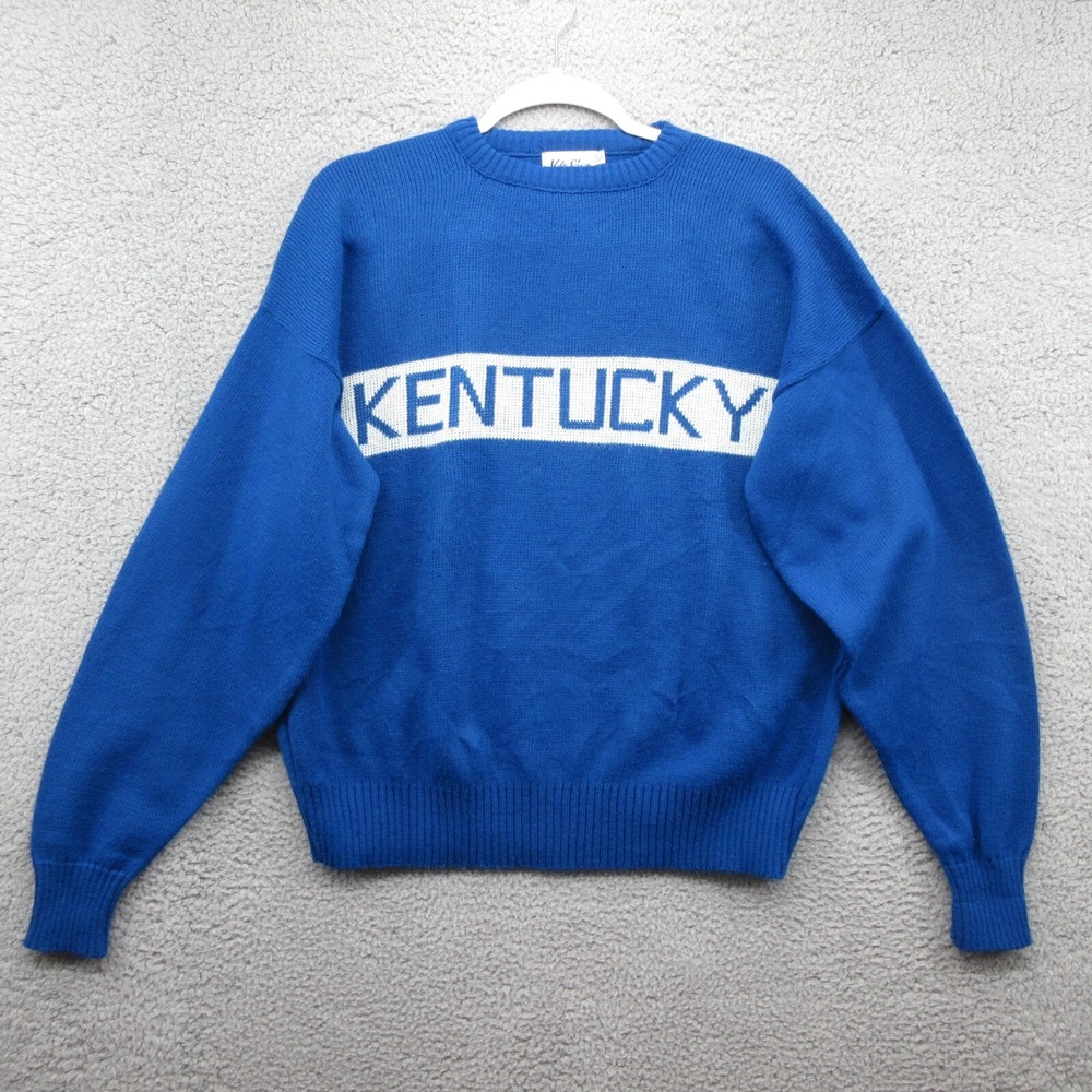 Blue V-Neck Sweater